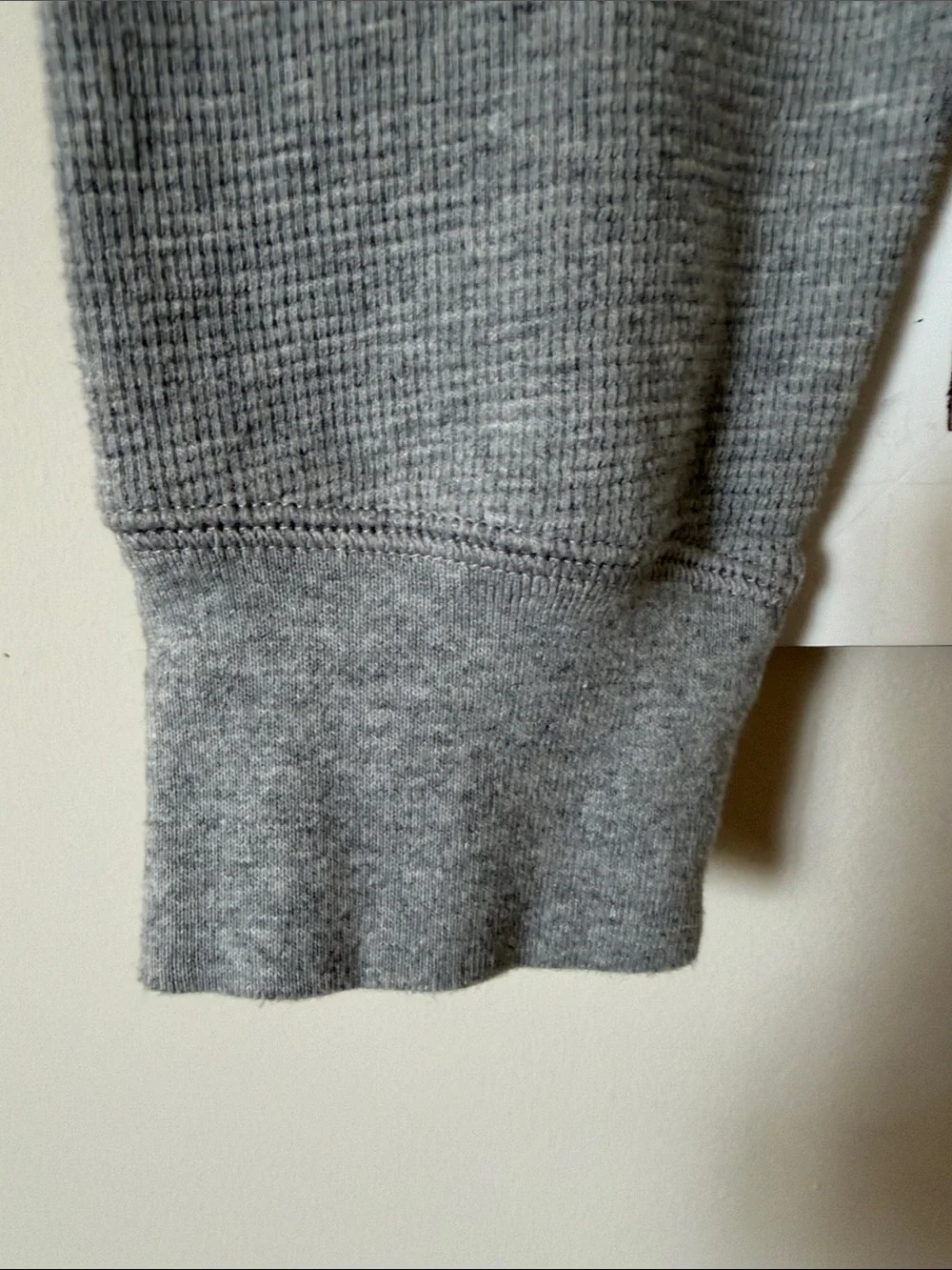 Polo by Ralph Lauren Gray and Light Gray Crewneck Henley